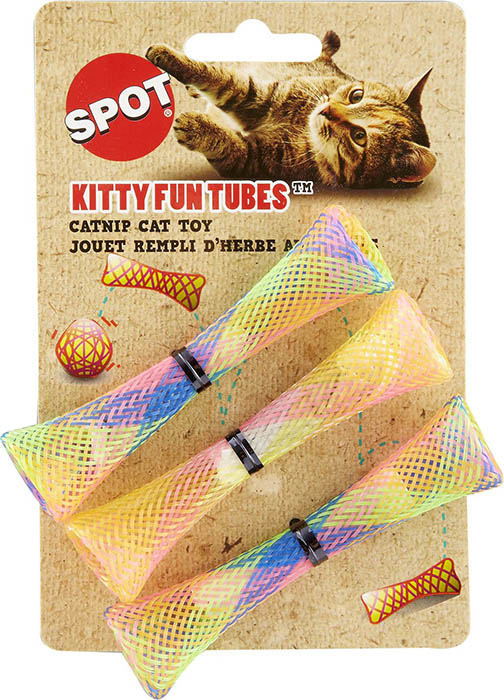 SPOT Kitty Fun Tubes Toy 3 ct. 689715